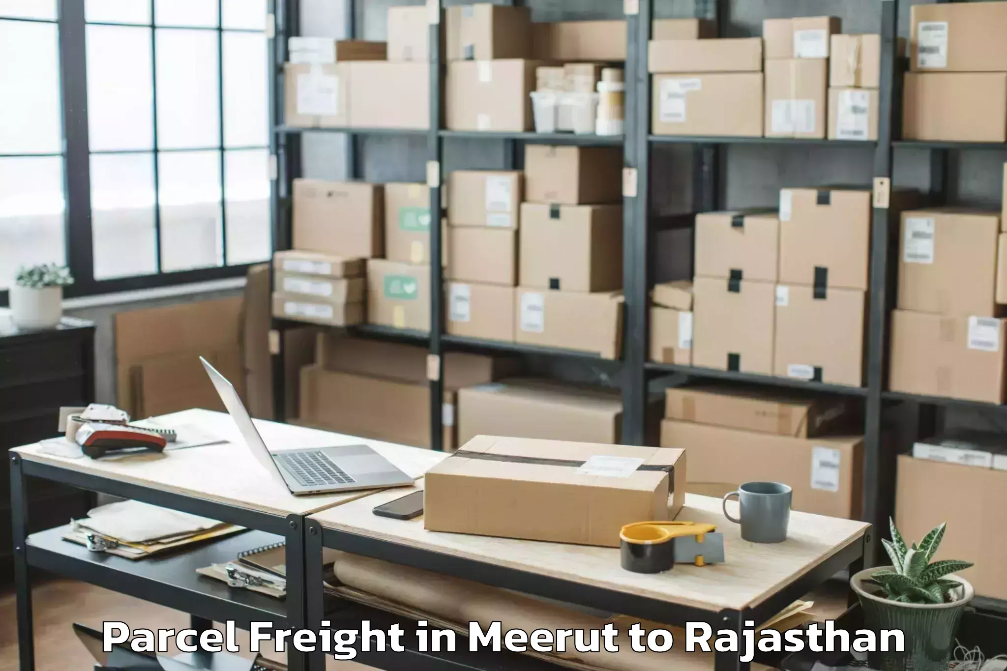 Efficient Meerut to Iit Jodhpur Parcel Freight